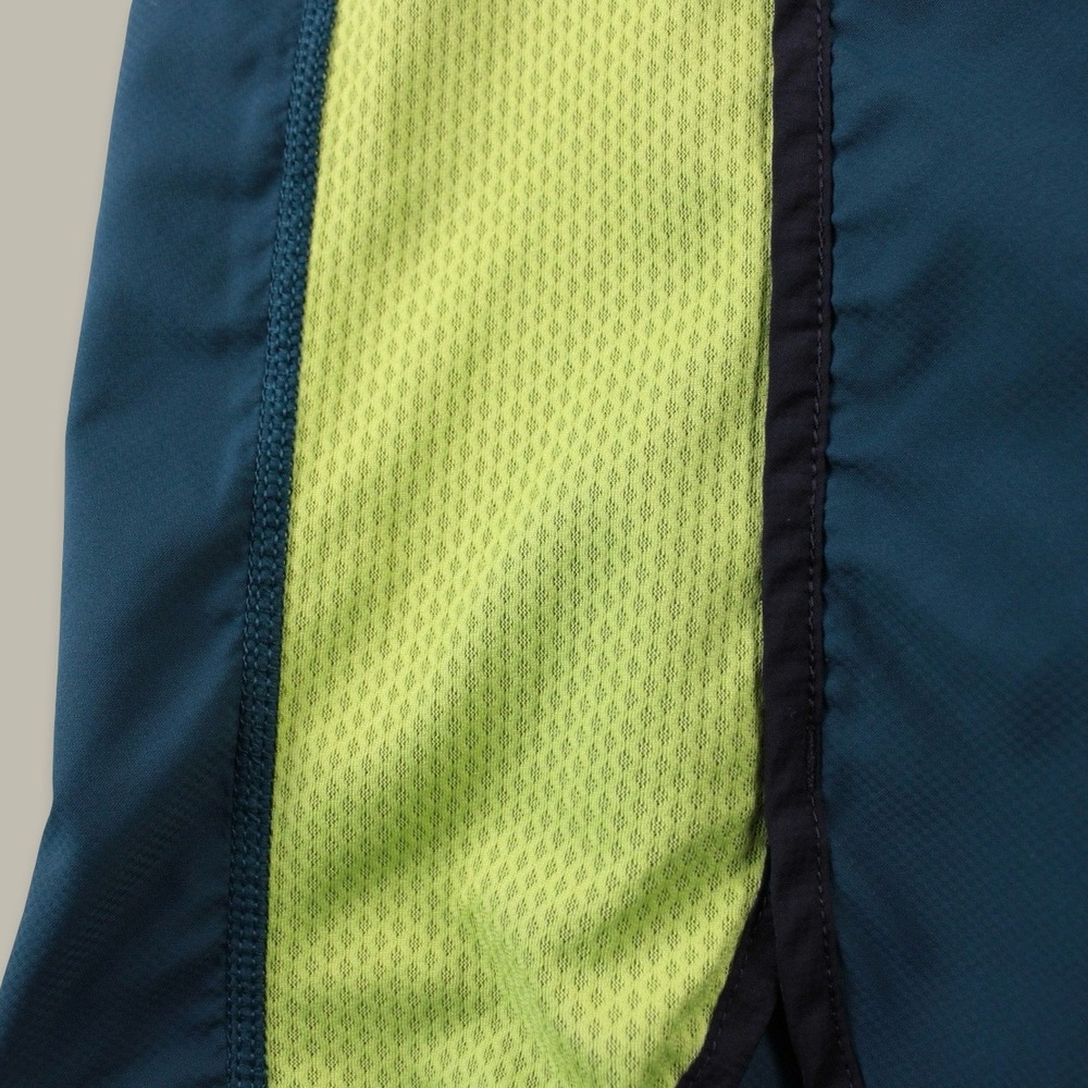Patagonia Men's Strider Running Shorts 7" Inseam Lined Teal Blue Lime Green S - Picture 3 of 6